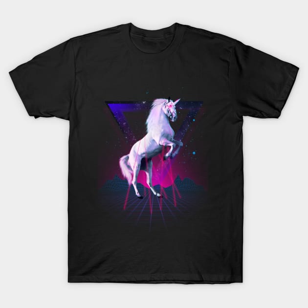 Last laser unicorn T-Shirt by astronaut